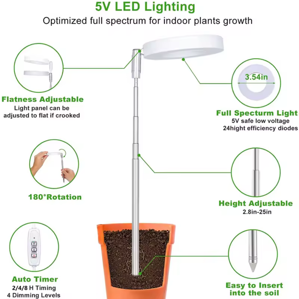NEW Pothos LED "Full Spectrum" Grow Light