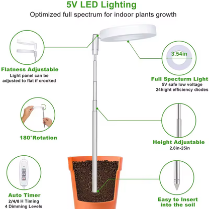 NEW Pothos LED "Full Spectrum" Grow Light